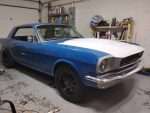1964½-1966 Ford Mustang Fiberglass Hood, 3" Cobra-R Bulge Style w/ Tech Liner, Under Hood Mural Ready Also Fits 1965 (Bolt-On Heavy Duty) - Image 2