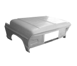 1967-1972 Ford Truck F100 F150 F250 F350 Fiberglass One Piece Pre Split Tilt Front End, Also Fits 1968-1969-1970-1971 (Heavy Duty)