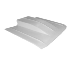 1970-1972 Dodge Dart / Dart Swinger / 1971-1972 Dodge Demon Fiberglass Hood 5.5" Cowl Induction (Bolt-On Heavy Duty)