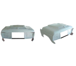 1973-1979 Ford Truck / 1978-1979 Ford Bronco F100 F150 F250 F350 F-Series Fiberglass One Piece Tilt Front End GT-500. Also fits 1974 1975 1976 1977 1978 (Heavy Duty)