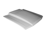 1979-1982 Ford Mustang Pace Car Edition Style Fiberglass 2" Cowl Induction Hoods, Also Fits 1980-1981 (Full Pin-On Lift-Off Race Weight)
