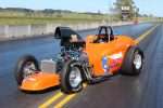 1923 Ford Altered T Bucket Wedge Fiberglass Front Engine Dragster Body (Race Weight) - Image 3