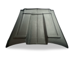 1973-1977 Chevrolet Chevy Chevelle Malibu SS / Laguna S-3 / El Camino SS / GMC Sprint Fiberglass Hood 4" Cowl Induction Style, Also Fits 1974-1975-1976 (Full Pin-On Lift-Off Race Weight) - Image 3