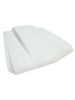 1964½-1966 Ford Mustang Fiberglass Hood 3" Dominator Cowl Induction Style, Also Fits 1965 (Full Pin-On Race Weight)