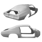 1970-1973 Camaro Fiberglass Complete Body Drag Package. Also fits 1971 1972 (Race Weight)