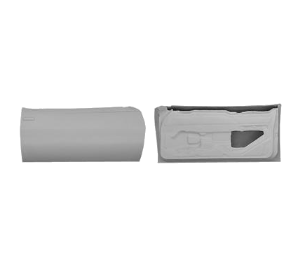 73-77-Malibu-Door-6 (1) 1973-1977 Chevrolet Chevy Chevelle Malibu SS / Laguna S3 / El Camino SS (Elcamino) / GMC Sprint Fiberglass Bolt-On Doors - Pair. Also fits 1974 1975 1976 (Heavy Duty) - Image 1